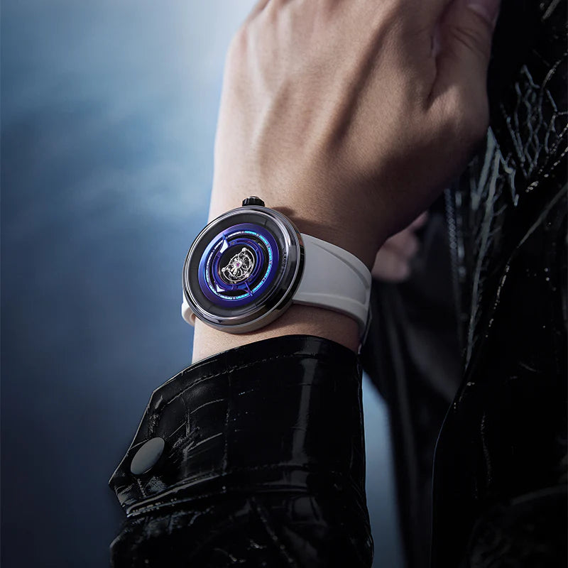 Peacock Black Hole Central Tourbillon Watch– Event Horizon Edition