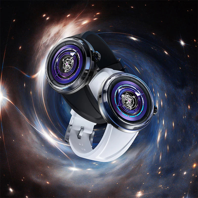 Peacock Black Hole Central Tourbillon Watch– Event Horizon Edition