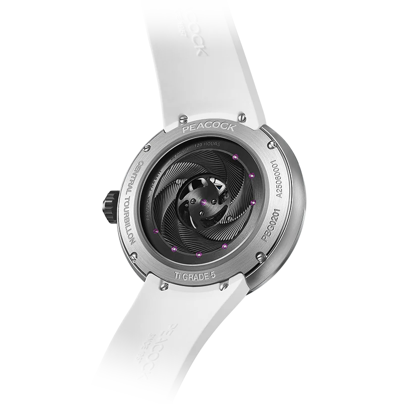 Peacock Black Hole Central Tourbillon Watch– Event Horizon Edition