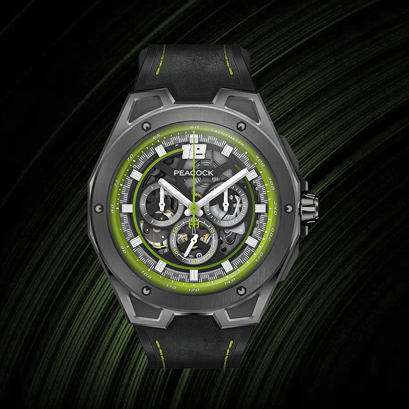 PEACOCK Ultra Speed Chronograph Watch