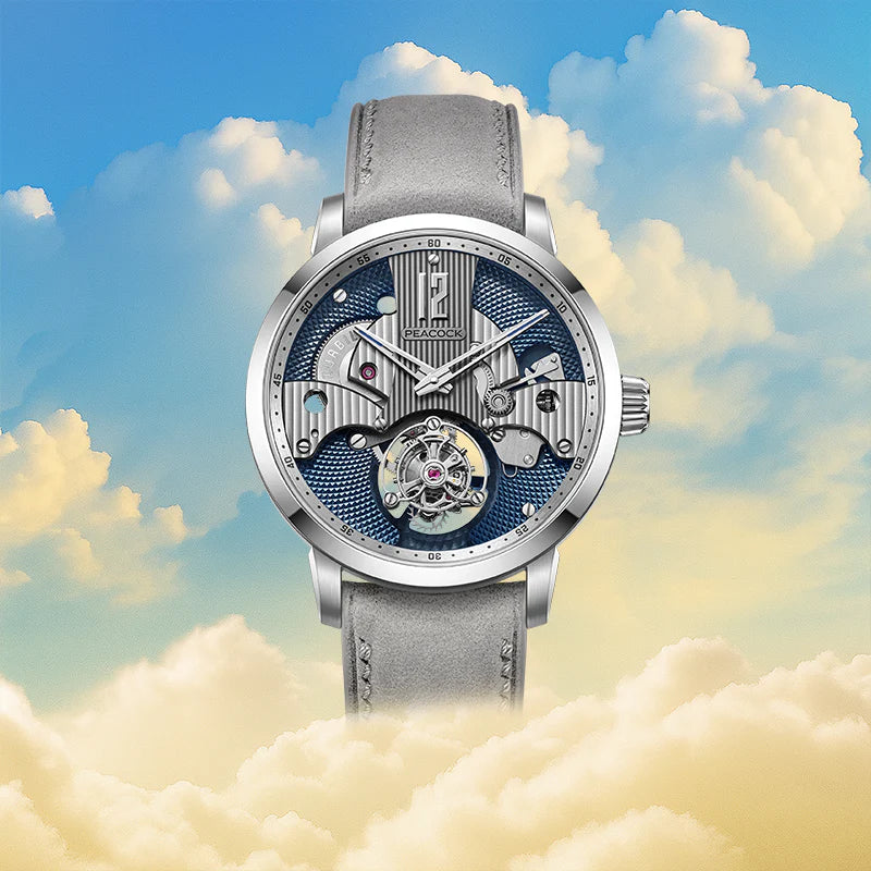 Peacock Witness Hand-Made Guilloché Tourbillon Watch - Reimagined Edition