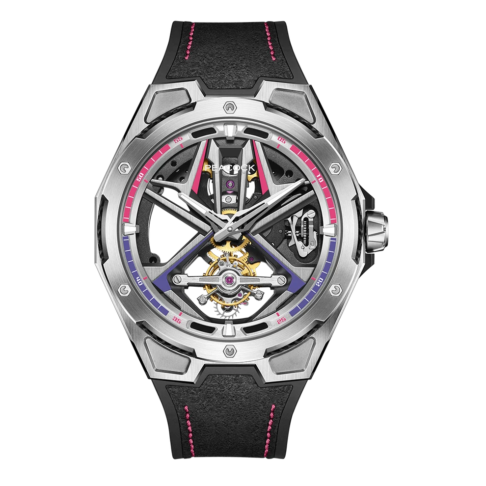 Peacock Top Racing Tourbillon Watch
