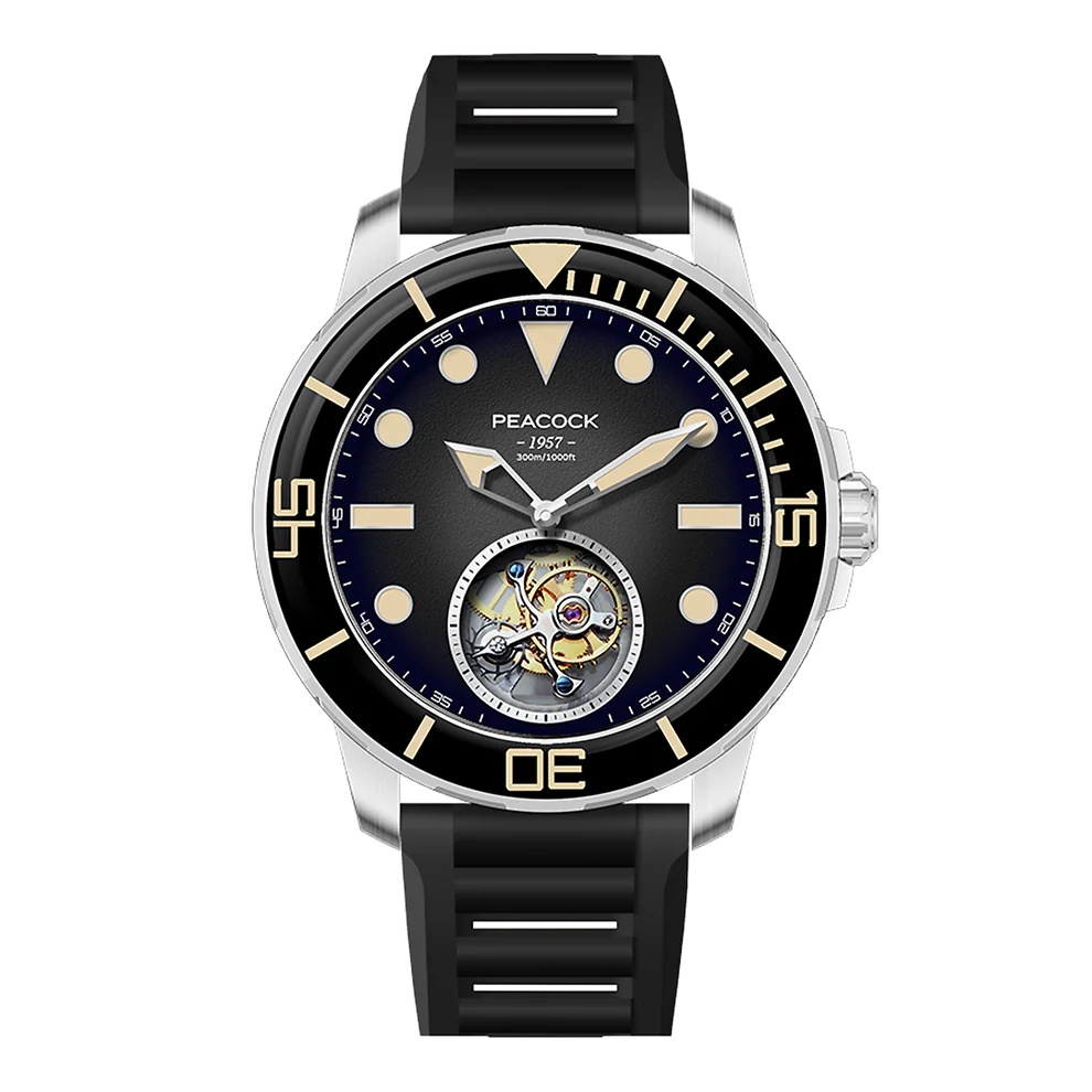 Peacock Ocean Wing Tourbillon Watch Diver 300M