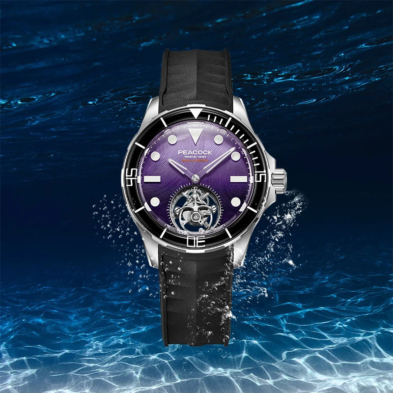 Peacock HAIYI Tourbillon Watch Diver [Limited Edition]