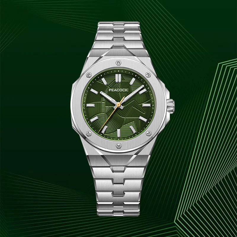 Peacock Plumage Gaze Hand-Made Guilloché Watch - Year of the Horse Special Edition [Limited]