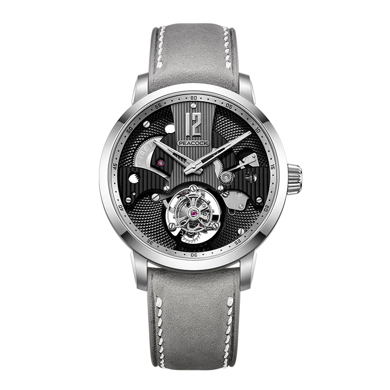 Peacock Witness Hand-Made Guilloché Tourbillon Watch - Reimagined Edition