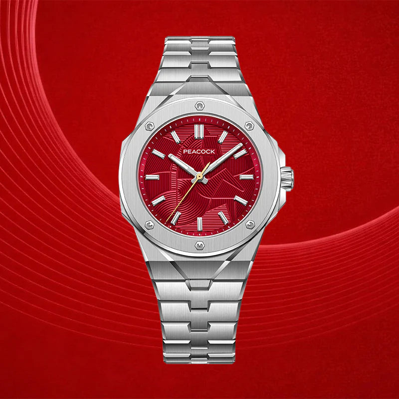 Peacock Plumage Gaze Hand-Made Guilloché Watch - Year of the Horse Special Edition [Limited]