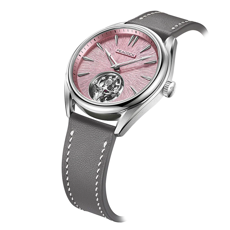 Peacock Divine Craft Hand-Made Micro-Engraved Ultra-Thin Tourbillon Watch [Limited Edition]