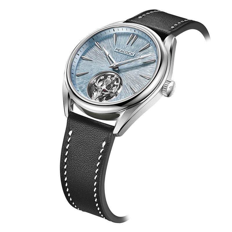 Peacock Divine Craft Hand-Made Micro-Engraved Ultra-Thin Tourbillon Watch [Limited Edition]