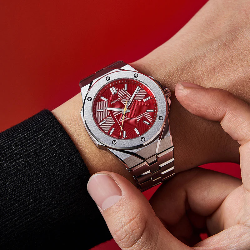 Peacock Plumage Gaze Hand-Made Guilloché Watch - Year of the Horse Special Edition [Limited]