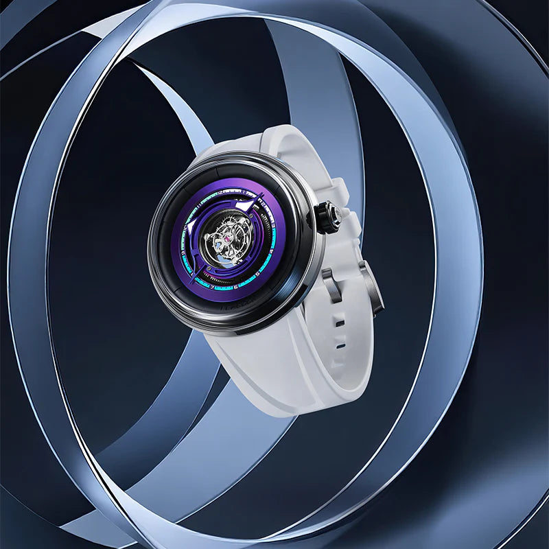 Peacock Black Hole Central Tourbillon Watch– Event Horizon Edition