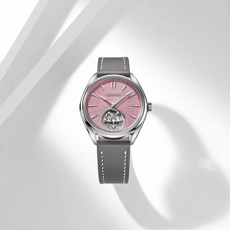 Peacock Divine Craft Hand-Made Micro-Engraved Ultra-Thin Tourbillon Watch [Limited Edition]