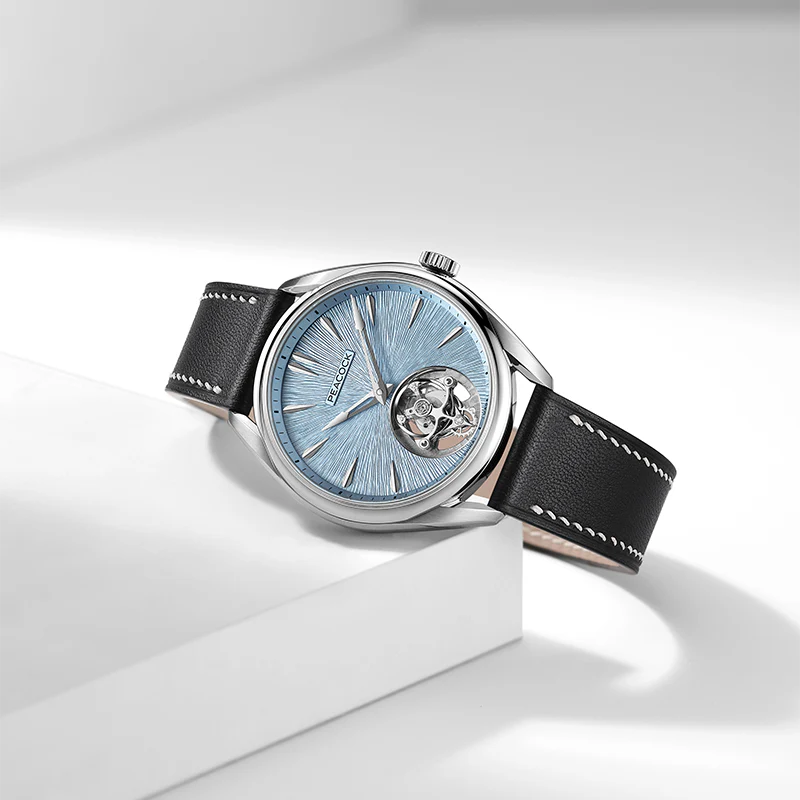 Peacock Divine Craft Hand-Made Micro-Engraved Ultra-Thin Tourbillon Watch [Limited Edition]