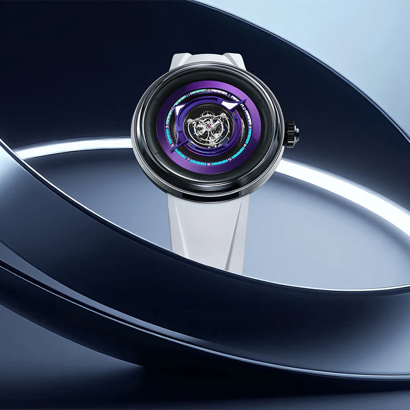 Peacock Black Hole Central Tourbillon Watch– Event Horizon Edition
