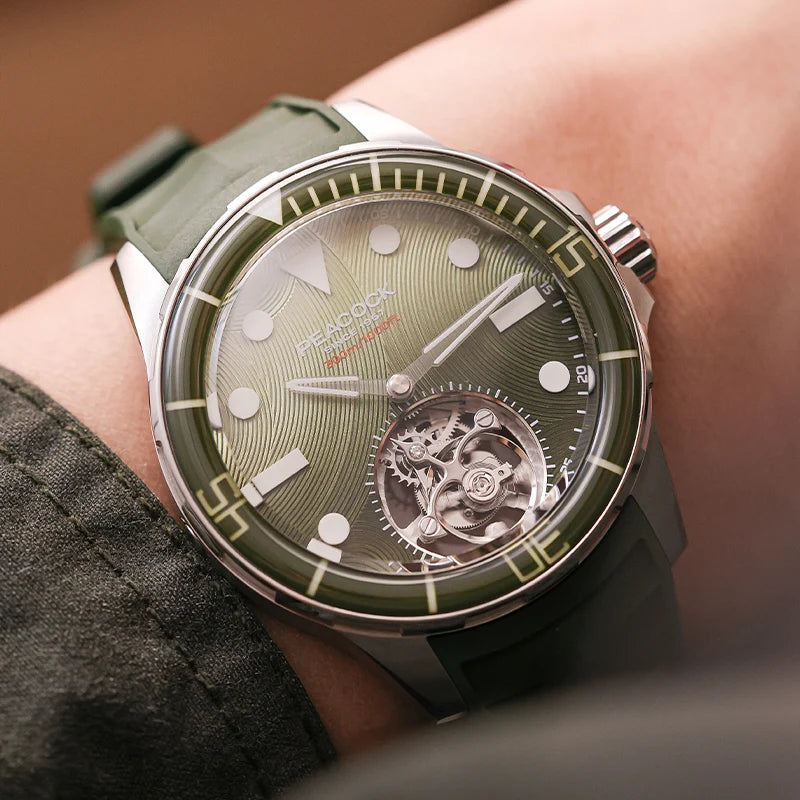 Peacock HAIYI Tourbillon Watch Diver [Limited Edition]