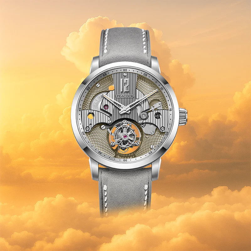 Peacock Witness Hand-Made Guilloché Tourbillon Watch - Reimagined Edition