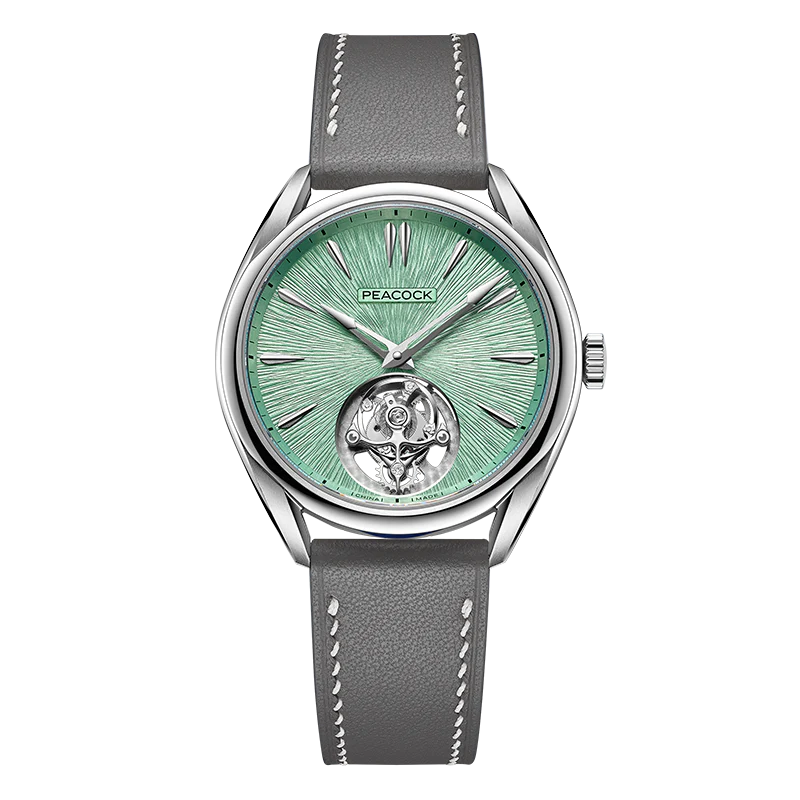 Peacock Divine Craft Hand-Made Micro-Engraved Ultra-Thin Tourbillon Watch [Limited Edition]