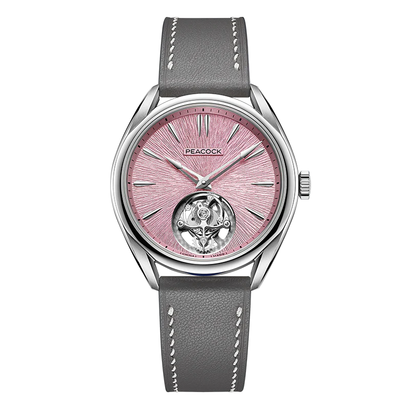Peacock Divine Craft Hand-Made Micro-Engraved Ultra-Thin Tourbillon Watch [Limited Edition]