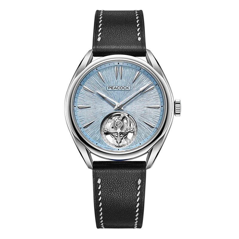 Peacock Divine Craft Hand-Made Micro-Engraved Ultra-Thin Tourbillon Watch [Limited Edition]