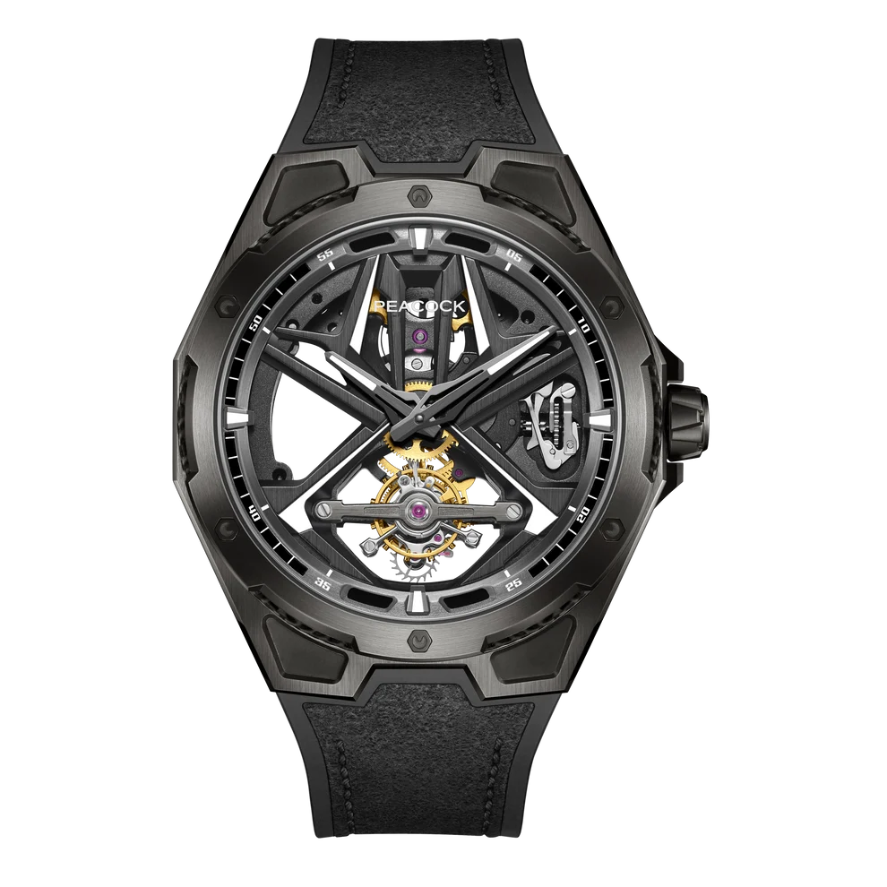 Peacock Top Racing Tourbillon Watch