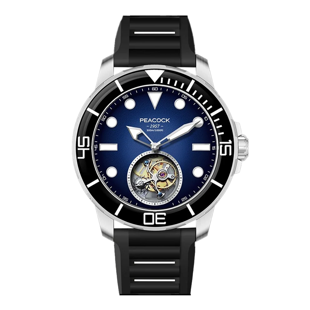 Peacock Ocean Wing Tourbillon Watch Diver 300M