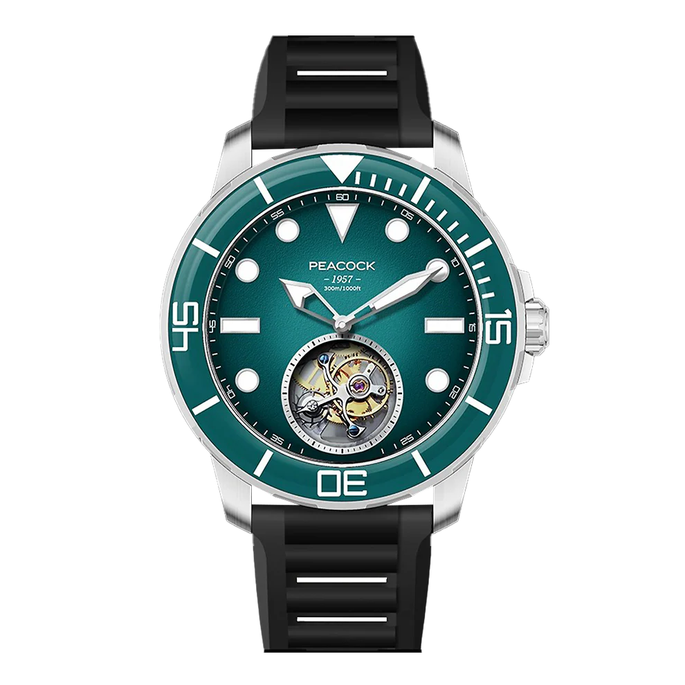 Peacock Ocean Wing Tourbillon Watch Diver 300M